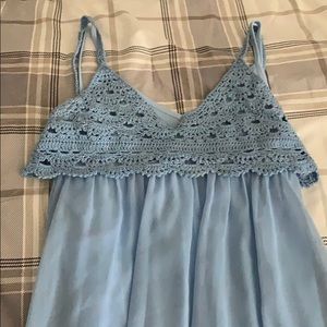 Beautiful blue maxi dress